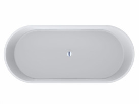 Ванна из искусственного камня Miraggio Siena 180х80 см Mirasoft Technology белый матовый 0001031