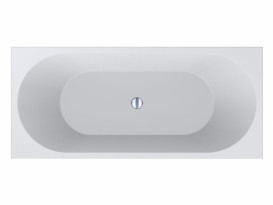 Ванна из искусственного камня Miraggio Tasmania 180х80 см Mirasoft Technology белый матовый 0001128