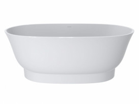 Ванна из искусственного камня Miraggio Molly 160х80 см Miramarble белый матовый 0000978