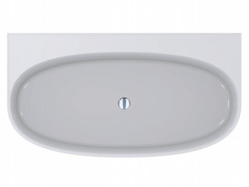 Ванна из искусственного камня Miraggio Anna 160х85 см Miramarble белый 0001610