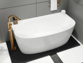 Ванна из искусственного камня Miraggio Anna 160х85 см Miramarble белый матовый 0001611