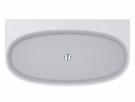 Ванна из искусственного камня Miraggio Anna 160х85 см Mirasoft Technology белый 0001640