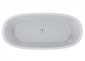 Ванна из искусственного камня Miraggio Anastasia 175x80 см литой мрамор Miramarble белый 69125621