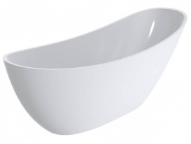 Ванна із штучного каменю Miraggio Marina 174,5x72,5 см литий мармур Miramarble білий 0002005