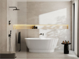 Ванна из искусственного камня Miraggio Molly 160x80 см литой мрамор Miramarble белый 0002111