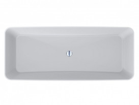 Ванна из искусственного камня Miraggio Bonita 180x75,5 см без перелива литой мрамор Mirasoft белый 0001631