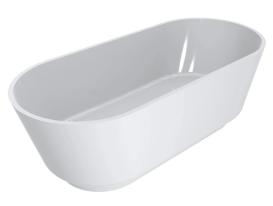 Ванна из искусственного камня Miraggio Siena 180x80 см Miramarble глянцевый белый 0002285