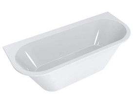 Ванна из искусственного камня Miraggio Albenia 170x70 см Miramarble глянцевый белый 0000595