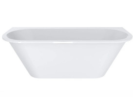 Ванна из искусственного камня Miraggio Albenia 170x70 см Miramarble глянцевый белый 0000595