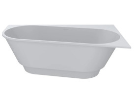 Ванна из искусственного камня Miraggio Layla CL 180x114 см правосторонняя Mirasoft Technology белый 8814296