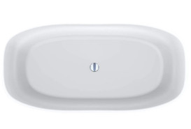 Ванна зі штучного каменю Miraggio Santorini 164,5x80,5 см Mirasoft Technology білий 0002409