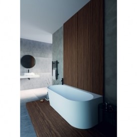 Ванна з штучного каменю Miraggio Bali 170х75 см овальна білий глянцевий 0000262