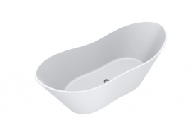 Ванна из искусственного камня Miraggio Florida 180х75 см белый матовый 0000272