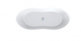 Ванна из искусственного камня Miraggio Florida 180х75 см белый матовый 0000272