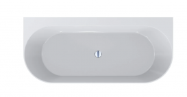 Ванна из искусственного камня Miraggio Bali 170х75 см овальная белый матовый 0000263