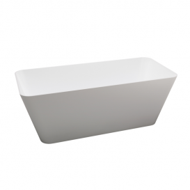 Ванна из искусственного камня PoolSpa Adapto 180x80 см отдельно стоящая с сифоном белый глянцевый PWKFS10ZPSC0000