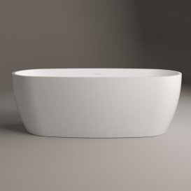 Ванна из искусственного камня PoolSpa DP 180х80 см отдельно стоящая с сифоном белый PWKDS10ZPSC0000