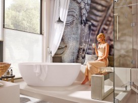 Ванна з штучного каменю Riho Bilbao 150х75 см білий матовий BS1200500000000