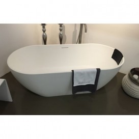 Ванна з штучного каменю Riho Bilbao 150х75 см білий матовий BS1200500000000