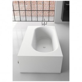 Ванна из искусственного камня Riho Burgos 180х102 см белый матовый BS4200500000000