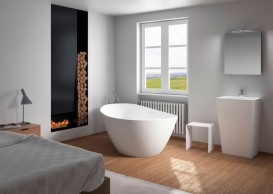 Ванна з штучного каменю Riho Granada 190х90 см білий матовий BS2000500000000