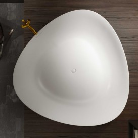 Ванна из искусственного камня Riho Oviedo 160х160 см белый матовый BS5000500000000