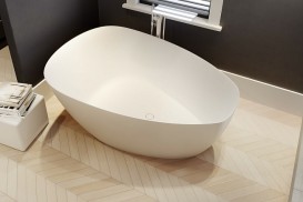 Ванна из искусственного камня Riho Toledo 158х110 см белый матовый BS5500500000000