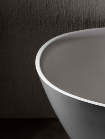 Ванна из искусственного камня Roca Ariane 180х80 см отдельно стоящая Stonex® белый A248669000