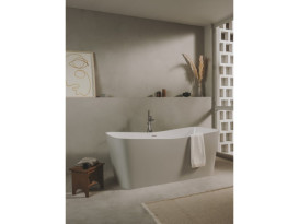 Ванна из искусственного камня Roca Maui 155x70 см Stonex белый A248502000