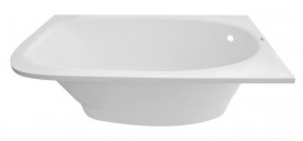 Ванна из искусственного камня Rock Design Селена R 150x80 белый 1SR150080