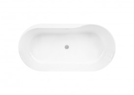 Ванна из искусственного камня Stonex отдельностоящая Roca Raina 159х79 см белый A248466000