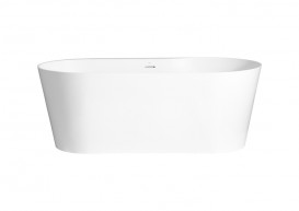 Ванна из искусственного камня Stonex отдельностоящая Roca Raina 159х79 см белый A248466000