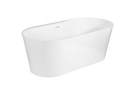 Ванна из искусственного камня Stonex отдельностоящая Roca Raina 159х79 см белый A248466000