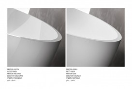 Ванна из искусственного камня Gruppo Treesse Brio 170х72 см белый глянцевый V297BL