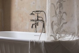 Ванна каменная отдельностоящая овальная Burlington Albany 169х80 см белый матовый с клапаном стока ARC21 + ARC72