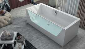 Ванна Kolpa San Copelia LIGHT-FS искусственный камень Kerrock/акрил 180x80 белый 590150