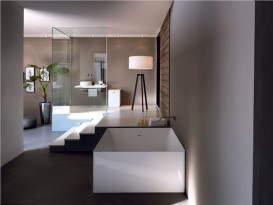 Ванна квадратная Kerasan G&M свободностоящая 120х120 белая 743801