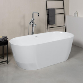 Ванна Laufen Pro 150х70 см окремостояча штучний камінь Marbond білий H2439520000001