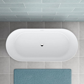 Ванна Laufen Pro 165х75 см искусственный камень Marbond белый H2399520000001