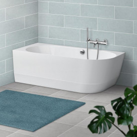 Ванна Laufen Pro 180х80 см угловая левая искусственный камень Marbond белый H2449560000001