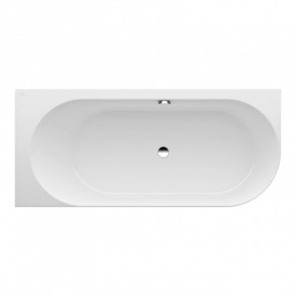 Ванна Laufen Pro 180х80 см угловая левая искусственный камень Marbond белый H2449560000001