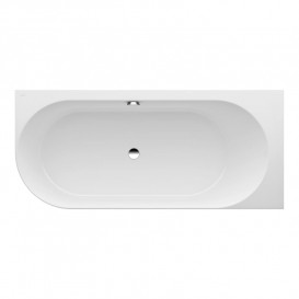 Ванна Laufen Pro 180х80 см угловая правая искусственный камень Marbond белый H2449550000001