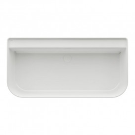 Ванна Laufen Sonar 160х81,5 см з отворами для змішувача штучний камінь Sentec solid surface білий H2203470000361