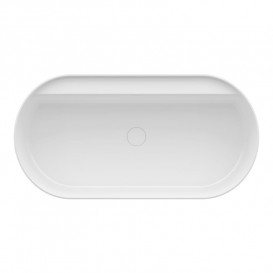 Ванна Laufen Sonar 160х81,5 см з рельєфним штучним каменем Marbond білий H2213420000001