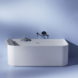  	Ванна Laufen Sonar 160х81,5 см искусственный камень Sentec solid surface белый H2203470000001