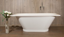 Ванна мраморная отдельностоящая Буль-Буль Tasmania 180х80х57.3 белая 13170001