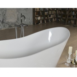 Ванна мраморная отдельностоящая Буль-Буль Florida 179.3х74.8х71.7 белая Florida