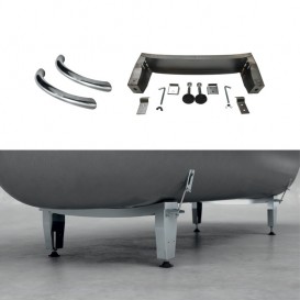 Ванна стальная Koller Pool Deline 150х75 см с ручками и ножками белый B55US200E+APMROS100+FRESH