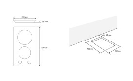Варильна поверхня електрична Granado GVH 312 склокераміка black GVH13121