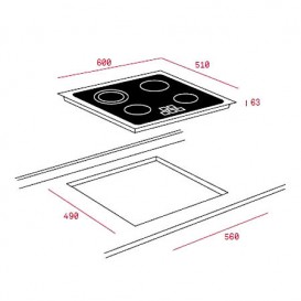 Варочная поверхность электрическая Teka Rustica TBR 6420 черный 40239025